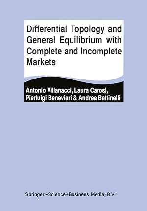 Seller image for Differential Topology and General Equilibrium with Complete and Incomplete Markets for sale by moluna