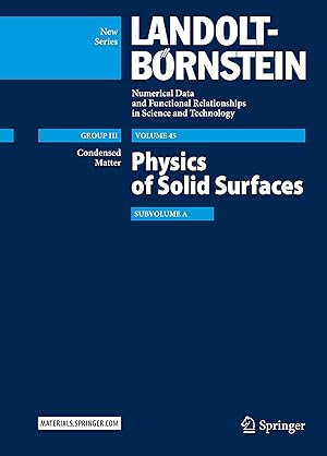 Seller image for Cappellini, G: Physics of Solid Surfaces for sale by moluna