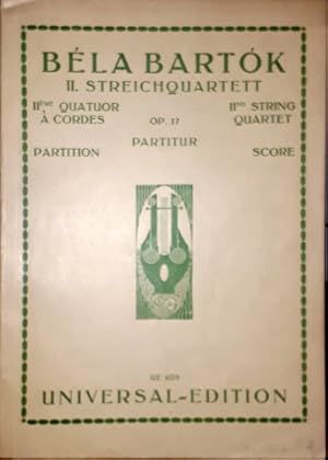 [Op. 17] II. Streichquartett für 2 Violinen, Viola und Violoncell. Op. 17. Partitur