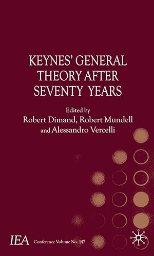 Immagine del venditore per Keynes\ s General Theory After Seventy Years venduto da moluna