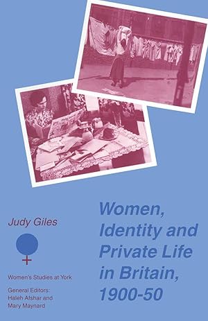 Bild des Verkufers fr Women, Identity and Private Life in Britain, 1900-50 zum Verkauf von moluna