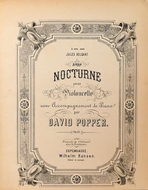 Bild des Verkufers fr 3me nocturne pour violoncelle avec accompagnement de piano. Op. 42 zum Verkauf von Paul van Kuik Antiquarian Music