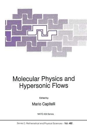 Immagine del venditore per Molecular Physics and Hypersonic Flows venduto da moluna