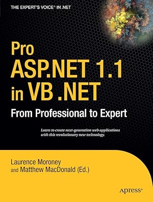 Imagen del vendedor de Pro ASP.NET 1.1 in VB .Net: From Professional to Expert a la venta por moluna