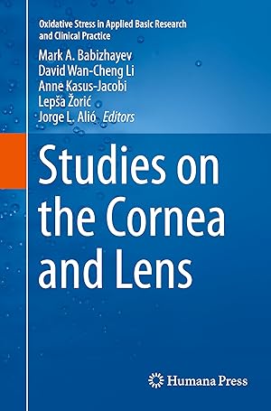 Bild des Verkufers fr Studies on the Cornea and Lens zum Verkauf von moluna