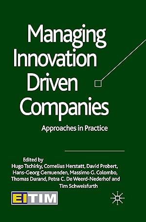 Imagen del vendedor de Managing Innovation Driven Companies: Approaches in Practice a la venta por moluna