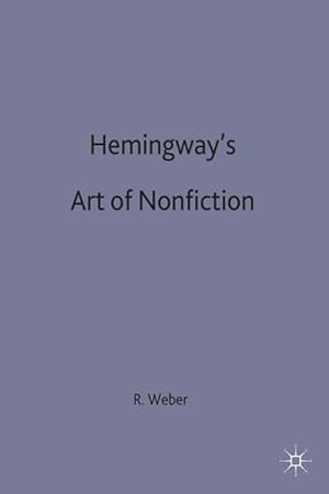 Seller image for Hemingway\ s Art of Non-Fiction for sale by moluna