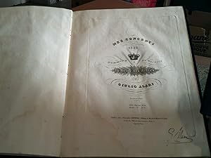ALBUM ALARI - Mes concerts de 1838 - Hommage à sa majesté la Reine des Belges