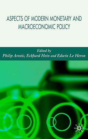 Bild des Verkufers fr Aspects of Modern Monetary and Macroeconomic Policies zum Verkauf von moluna