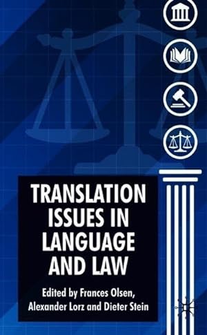 Bild des Verkufers fr Translation Issues in Language and Law zum Verkauf von moluna