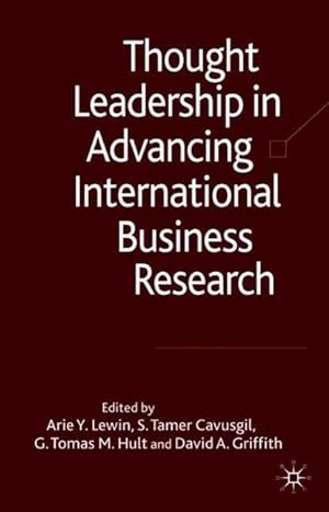 Seller image for Thought Leadership in Advancing International Business Research for sale by moluna