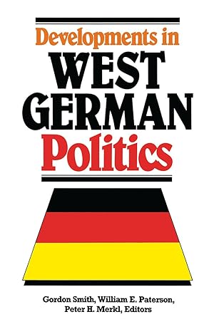 Seller image for Developments in West German Politics for sale by moluna