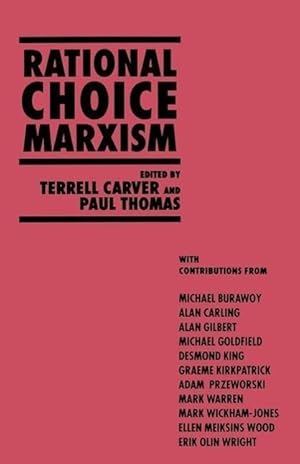 Seller image for Rational Choice Marxism for sale by moluna