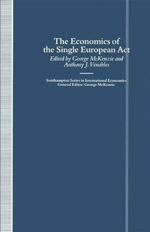 Seller image for The Economics of the Single European Act for sale by moluna