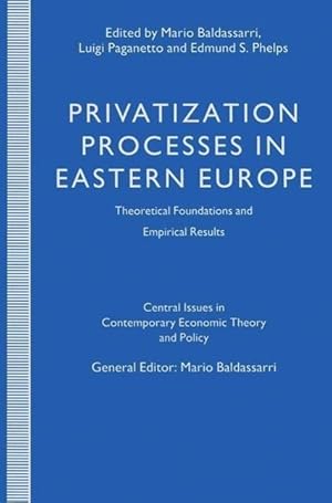 Image du vendeur pour Privatization Processes in Eastern Europe mis en vente par moluna
