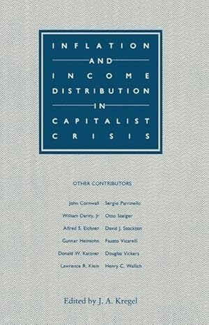 Imagen del vendedor de Inflation and Income Distribution in Capitalist Crisis a la venta por moluna