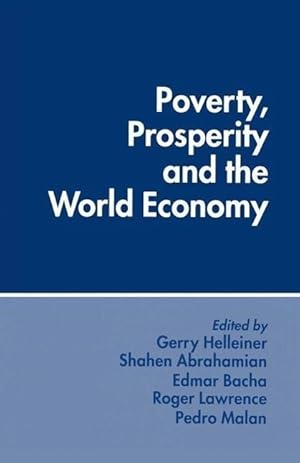 Seller image for Poverty, Prosperity and the World Economy for sale by moluna