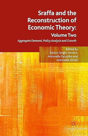 Bild des Verkufers fr Sraffa and the Reconstruction of Economic Theory: Volume Two zum Verkauf von moluna
