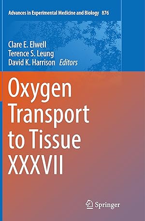 Imagen del vendedor de Oxygen Transport to Tissue XXXVII a la venta por moluna