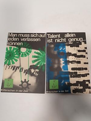 Seller image for Hinfhrung zur Arbeitswelt. Bd.1-2. Bd.1: Man muss sich auf jeden verlassen knnen. Bd.2: Talent allein ist nicht genug. for sale by Antiquariat Bookfarm