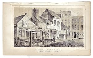 (New York). Old Houses in James St. Corner Chatham St, 1859.