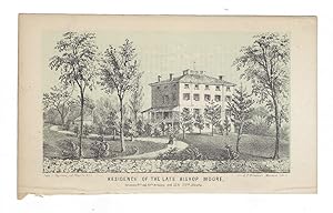 (New York). Residence of the late Bishop Moore, between 9th and 10th Avenues and 22 & 23rd Streets.