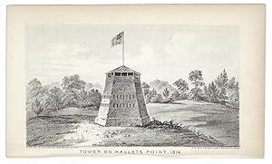 (New York). Tower on Hallet's Point, 1814.