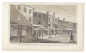 Old Houses in Division Street between Eldridge & Orchard Streets - 1861.