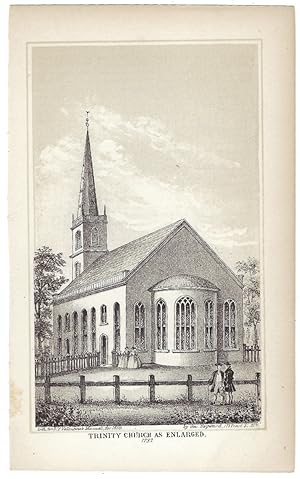 Trinity Church as enlarged. 1737.