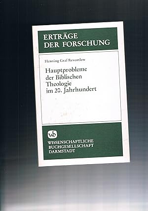 Imagen del vendedor de Hauptprobleme der biblischen Theologie a la venta por manufactura