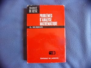 Problèmes d'analyse mathématique