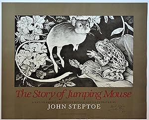 Immagine del venditore per The Story of Jumping Mouse; A Native American Legend Retold and Illustrated By John Steptoe (Publisher's Promotional Poster) venduto da Dale Steffey Books, ABAA, ILAB