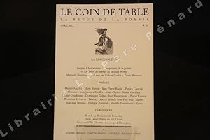 Image du vendeur pour Le Coin de Table, N50 : La reconqute : L'empreinte de la posie et "Les traces des combats" de Jacques Bertin (Jacques Charpentreau) - "A mon ami Richard Lesclide", Emile Blmont (Mathilde Martineau) // Pomes // Chroniques mis en vente par Librairie-Bouquinerie Le Pre Pnard