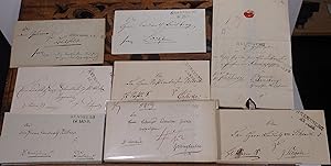 8 Vorphila-Briefe, alle mit Poststempeln aus Arnsberg (teils auch in der Form Arensberg).