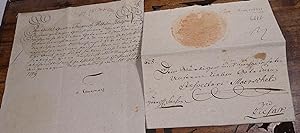 Interessanter Brief (Herrschaftliche Dienstsache) der Regierung zu Magdeburg an den Inspektor Moe...
