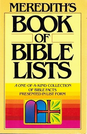 Imagen del vendedor de Meredith's Book of Bible Lists a la venta por Z-A LLC