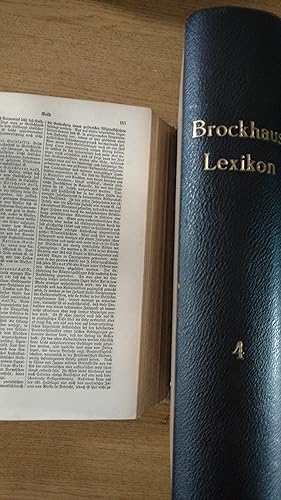 Bild des Verkufers fr Brockhaus Conversations-Lexikon. Allgemeine deutsche Real-Enzyklopdie. In sechzehn Bnden. Vierter (4.) Band. Carlowitz-Deichselrecht. zum Verkauf von Bildungsbuch