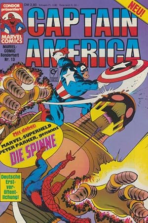 Bild des Verkufers fr Marvel Comic Sonderheft Nr. 13 :Captain America / Die Spinne. zum Verkauf von Antiquariat Bernhardt