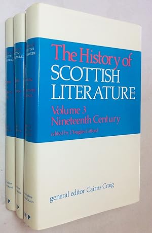 Bild des Verkufers fr The History of Scottish Literature (3 volumes) zum Verkauf von Hadwebutknown