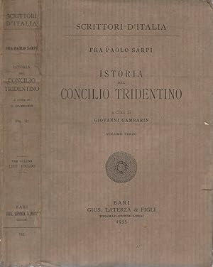 Bild des Verkufers fr Istoria del Concilio Tridentino. Vol. III zum Verkauf von Biblioteca di Babele