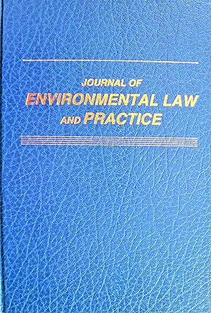 Journal of Environmental Law and Practice