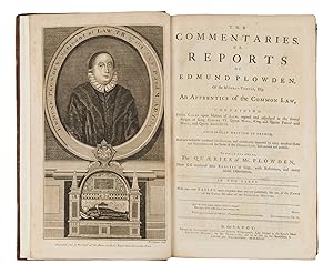 Seller image for The Commentaries, Or Reports of Edmund Plowden, Of the Middle-Temple. for sale by The Lawbook Exchange, Ltd., ABAA  ILAB