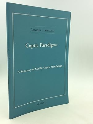 Bild des Verkufers fr COPTIC PARADIGMS: A Summary of Sahidic Coptic Morphology zum Verkauf von Kubik Fine Books Ltd., ABAA