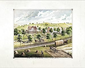 1875 Warwick, Orange Co., NY George Sanford Residence - Color Giclee Print