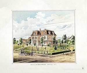 1875 Warwick, Orange Co., NY Holly Residence - Color Giclee Print