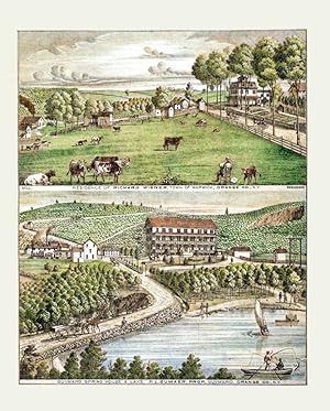 1875 Wisner Res., Warwick/Guymard Spring House, Orange Co., NY - Color Giclee Print
