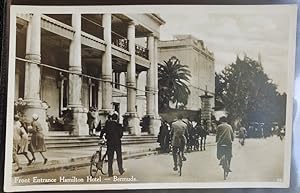Seller image for Real Photo Post Card: "Front Entrance Hamilton Hotel -- Bermuda.; 38" for sale by Barry Cassidy Rare Books