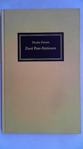 Seller image for Zwei Post - Stationen. Faksimile der Handschrift (Marbacher Schriften 34), for sale by Antiquariat Maiwald