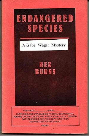 ENDANGERED SPECIES : A Gabe Wagner Mystery