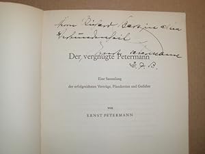 DER VERGNÜGTE PETERMANN - Eine Sammlung der erfolgreichsten Vorträge, Plaudereien und Gedichte
